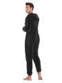 Men's Winter Warm Fluffy Teedy Fleece Pajama Onesie For Men Cozy Soft Warm Plush Fleece Jumpsuit Romper One Piece Hooded Pajama. 