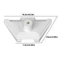 For Starlink Mini Plastic Tripod Mount Adapter - Fixed 1/4" Device Holder with Stable Tripod Base, Compatible with Dish Mounts. 