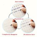 3D italic English calligraphy exercise book - a reusable handwritten copy with complete letters and words for daily practice. 