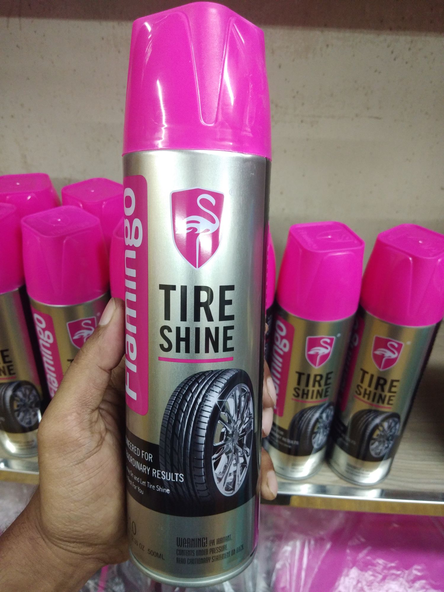 Flamingo tire shine- 500ml