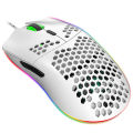 Hot sale HXSJ J900 Gaming Mice RGB Luminous lightweight Macro Programming Hollow Ergonomics Wired mouse for Laptop game Office. 