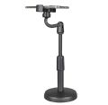 Tiktok, sketch and Art drawing, and YouTube videos creator Compatible Compact Lightweight Mobile Smart Phone Tripod Stand -Black. 