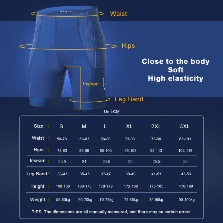 X-TIGER%20Men's%20Cycling%20Shorts%20Double%20Arrow%20Cushioned%20Cushion%20Mountain%20Bike%20Road%20Cycling%20Athletic%20Shorts%20Breathable%20Sports%20Briefs%20-%20Image%205