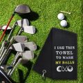 Funny Microfiber Premium Golf Towel, Embroidered Golf Towels for Golf Bags for Men&Women, Golf Accessories for Men Golfers. 