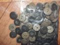 2-hole plastic buttons 100-piece packet. 
