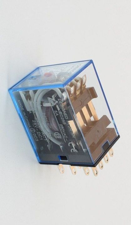 AC 220V Coil 14 PIN ( 5A x 4 Line ) 240V  Power Relay DPDT Changeover Relay For 5 Ampere Load Four Line ( Control AC 1200 WATTS or DC 5 Amp ) Original High Quality Plastic Body