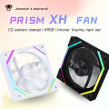 Jungle Leopard Prism XH PC Case Fan 5V 3Pin 120mm  ARGB Cyclic Mirror Light Effect PWM Cooling Lian Fan Li. 