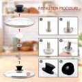 22CM Glass Lid for Rice Cooker/Glass Lid for Korai/Glass Lid for Frying Pan/Glass Lid for Casserole. 