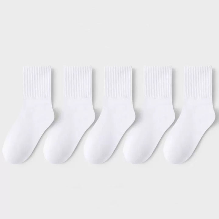 Lawadka%205Pairs/set%20Boys%20Girls%20Socks%20For%20Kids%20White%20Black%20Gray%20Cotton%20Children's%20Socks%20Student%20Sport%20Autumn%20New%20Sock%202%20to%2011Years%20-%20Image%207