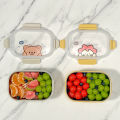 900ml 304 Stainless Steel Bento Lunch Box Microwave Safe Portable Large Capacity Sealed Lunch Food Container For Student . 