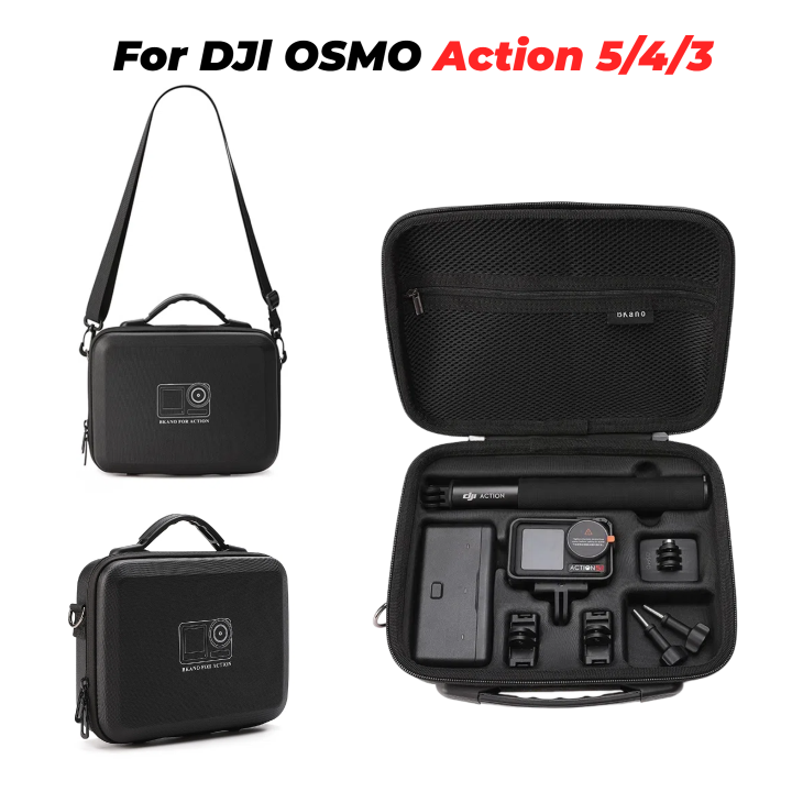 For Osmo Action 5 Pro Action 4 3 Storage Bag Sports Camera Shoulder Protection Bag Portable Travel Prevention Handbag Box