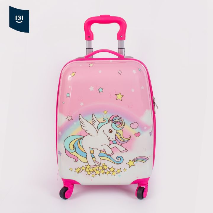 4W Kids Suitcase Trolley Travel Bag