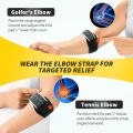 1 Pcs Elbow Brace for Tendonitis and Tennis Elbow Relief with Removebale Pad, Tennis Arm Pads, Comfortable Golfers Elbow Straps.