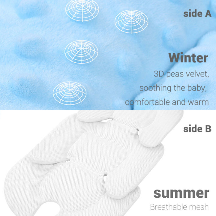 Four%20Seasons%20Baby%20Stroller%20Cushion%20Infant%20Car%20Seat%20Insert%20Stroller%20Pad%20General%20Thermal%20Mattress%20Mesh%20Breathable%202%20Side%20Available%20-%20Image%204