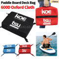 KOETSU Paddle Board Storage Bag Adjustable Paddleboard Deck Cooler Bag Sealed Zipper Food Storage Bag for Stand-Up Paddleboard. 