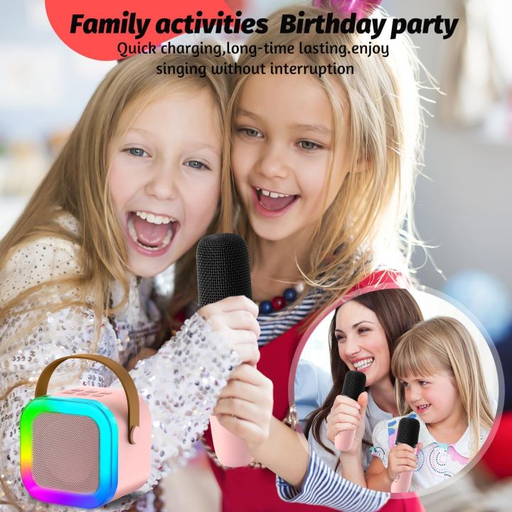 K12%20Colorful%20Karaoke%20Sound%20System%20Speaker%20With%202%20Wireless%20Karakoke%20Speaker%20-%20Image%202