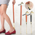 Handled Shoehorn Horse Head Shoe Horn Lifter Universal Long Beech Handle Handled Shoehorn Shoe Horn Shoe Lifter Shoe Spoon Tool. 