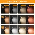 Clip-on Bookmark Book Light With Timer USB Rechargeable Reading Light Mini Led Read Light Portable Bedside Desk Light Read Lamp. 