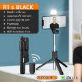 Wireless selfie stick handheld camera tripod Bluetooth selfie stick R1/R1s portable selfie stick for photography video selfie stick portable selfie tripod with Bluetooth. 
