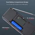 Portable FM Radio Rechargeable Battery Wireless Speaker Support TF USB MP3 Player Bluetooth-compatible Speaker With FM Receiver.