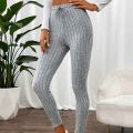 Women Striped Leggings Fitness Elastic Yoga Leggings High Waist Butt Lift Gym Trainning Tights Fashion Thread Slim Trousers. 