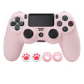 Soft Silicone Protective Control Cover For Playstation 4 Controller Skin PS4  Gamepad Case with Joystick Grip Caps. 