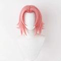 Anime Haruno Sakura Wig Short Pink Heat Resistant Girl Synthetic Hair Play Role Patry Wigs. 