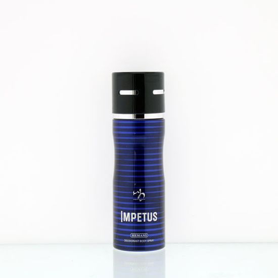Impetus Deodorant Body Spray For Men | 200ml
• Citrus, Woody Scent • Body Spray For Men • Helps Eliminate Body Odor | 200ml
