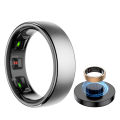 Uhoofit R10 Smart Ring with Charging Dock Men Women Health Sleep Heart Rate Monitoring IP68 & 5ATM Waterproof Multi-sport Mode.