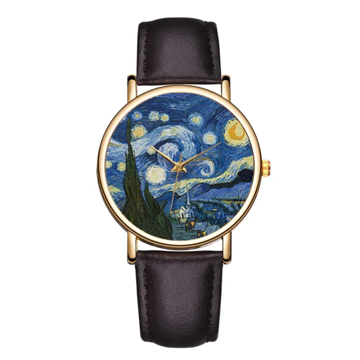 Fashion%20Oil%20Painting%20Watches%20Women%20Simple%20Arabic%20Numerals%20Quartz%20Wristwatch%20for%20Women%20Leather%20Band%20Casual%20Ladies%20Clock%20%20-%20Image%203