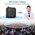 Voice Amplifier Multifunctional Portable Personal Voice Speaker with Microphone Display Surround Sound for Teachers Speech. 