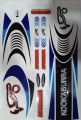 Kookaburra Latest version 3D for Cricket Bat Sticker. 