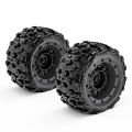 ZD Racing 4PCS Tires 12mm Hex 84mm Tires For MT-16 SCY 16101 PRO 16102 PRO 1/16 RC Monster Truck Wheel Parts.