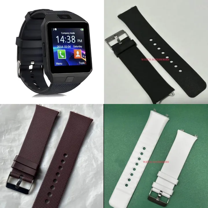 DZ09 Smart Watch Black/Brown/White Straps