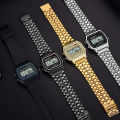 Unisex F91W Retro Men Women's Multifunction LED Digital Watch Stainless Steel Sports Wristwatches Ladies Electronic Wristwatch. 