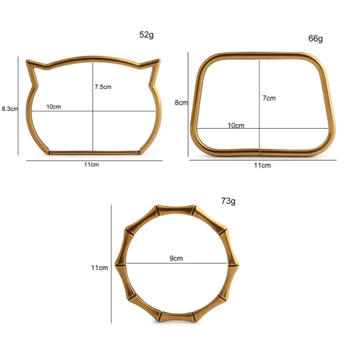 2/4/6/10%20PCS%20Cat%20Bamboo%20Shaped%20Bag%20Metal%20Handle%20Crossbody%20Bag%20O-Shaped%20Replaceable%20Handle%20DIY%20Sewing%20Hardware%20Accessories%20-%20Image%202