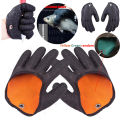 1/2PCS Finger Casting Glove Fishing Accessory Fishing Gloves Magnetic Anti-slip Fisherman Catching Fish Glove Left Right Hand.