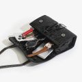 Fashion Ladies Croc Pattern Sequined Chain Crossbody Bag D‑Buckle Shoulder Messenger Handbag Women Evening Party Purse.