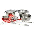 Mini Stainless-Steel Kitchen Toys .A Tiny Size Play House Cooking Utensil Set for Kids . Educational Kitchen Experience. Christm. 