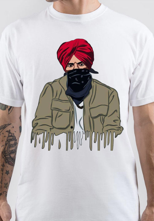 High Quality Sidhu moose Wala Legend T shirts White polyester T shirts