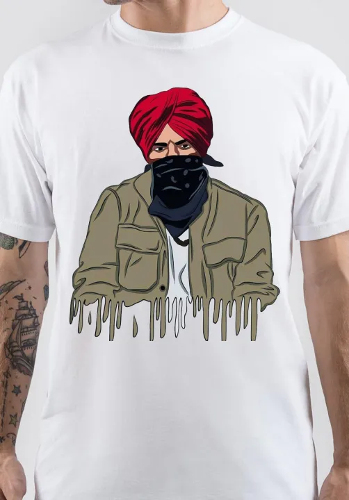 High Quality Sidhu moose Wala Legend T shirts White polyester T shirts