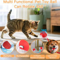 New Cat Interactive Ball Toy Automatic Rolling Ball Faux Tail Rechargeable Smart Pet Electric Toy Dog Cat Training Imitate Mouse.