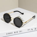 Brand Punk Polarized ND9 Adjustable Dimming Sun Glasses Men Women Round Sunglasses Men's Fishing Eyeglasses Outdoor Shades UV400.