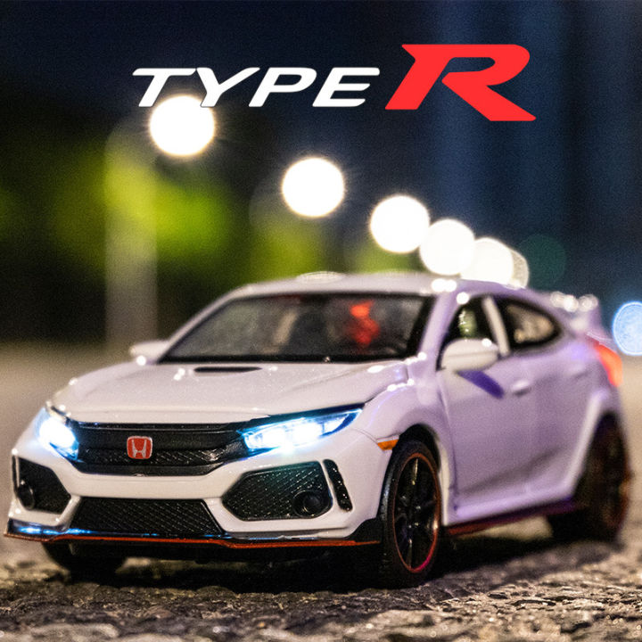 1:32 Honda CIVIC TYPE-R Alloy Diecast Toy Cars Model Simulated with ...