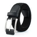 1Pcs New Luxury Men's Elastic Woven Belt Casual Sports Canvas Golf Belt Adjustable Waistband,For Men Women,For Jeans Pants Dress. 