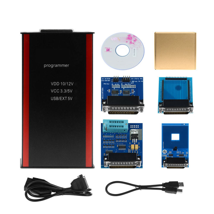 Full Set IPROG Pro V87 ECU Programmer for Eep-rom Airbag IMMO Car Radio Reset Dashboard Kilometer Correction Auto Key Programmin