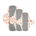 AIO Washable Cotton Printed Panty Liner Regular Flow Menstrual Pads Graphene Cloth Tampons Urinary Incontinence Sanitary Pads.