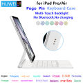 HUWEI Smart Pogo Pin Magic Keyboard for iPad Air 11 inch M3 M2 Pro 13 M4 12.9 6th 5th 4th 10.9 7th Smart Case Direct Connection. 