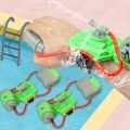 Wrist Squirt Gun Long Range Children Pressure Sprayer Handheld Wrist Strap Design Fun Toy for Beach and Pool. 
