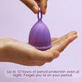 1pcs Menstrual Cup Hygiener Period For Women Menstruatie Cup Silicone Mestrual Cup Anti-Lateral Leakage Menstrual Cup.